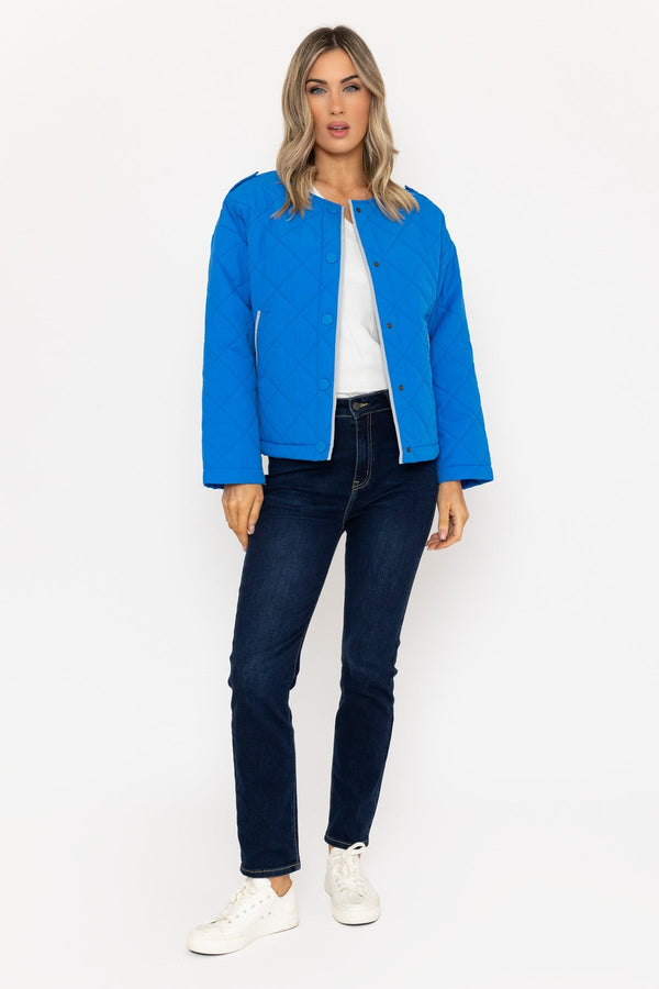 Carraig Donn Blue Quilted Padded Jacket