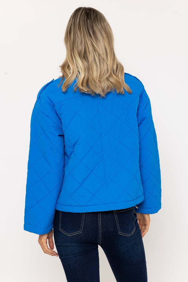 Carraig Donn Blue Quilted Padded Jacket