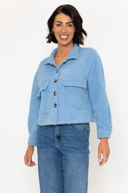 Carraig Donn Blue Soft Touch Shacket