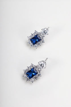 Carraig Donn Blue Square Stone Earring