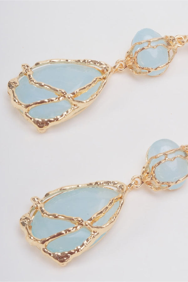 Carraig Donn Blue Stone Drop Earrings