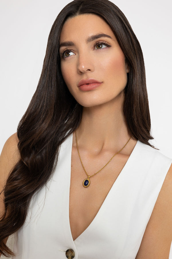 Carraig Donn Blue Stone Necklace