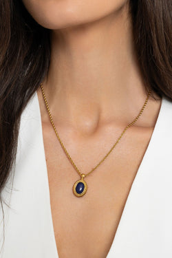 Carraig Donn Blue Stone Necklace