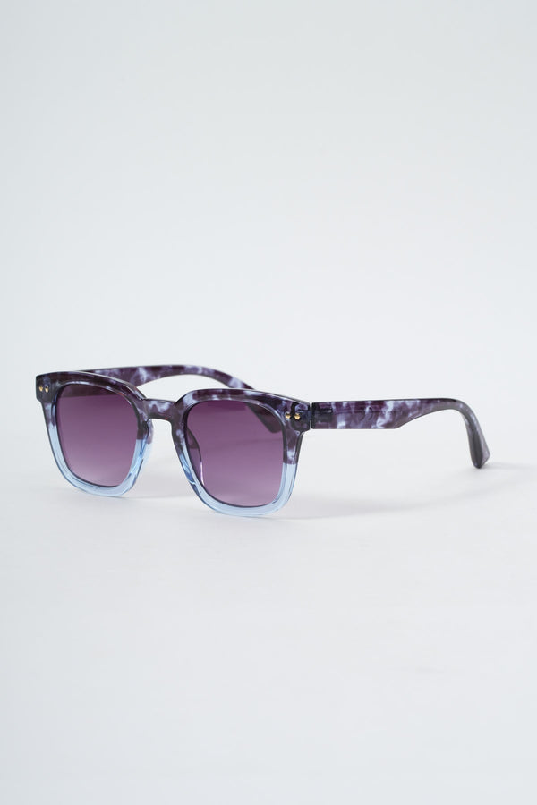 Carraig Donn Blue Tortoise Shell Square Sunglasses