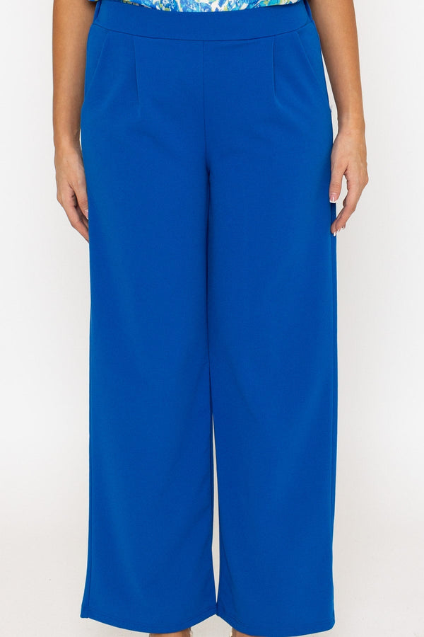 Carraig Donn Blue Wide Leg Trousers