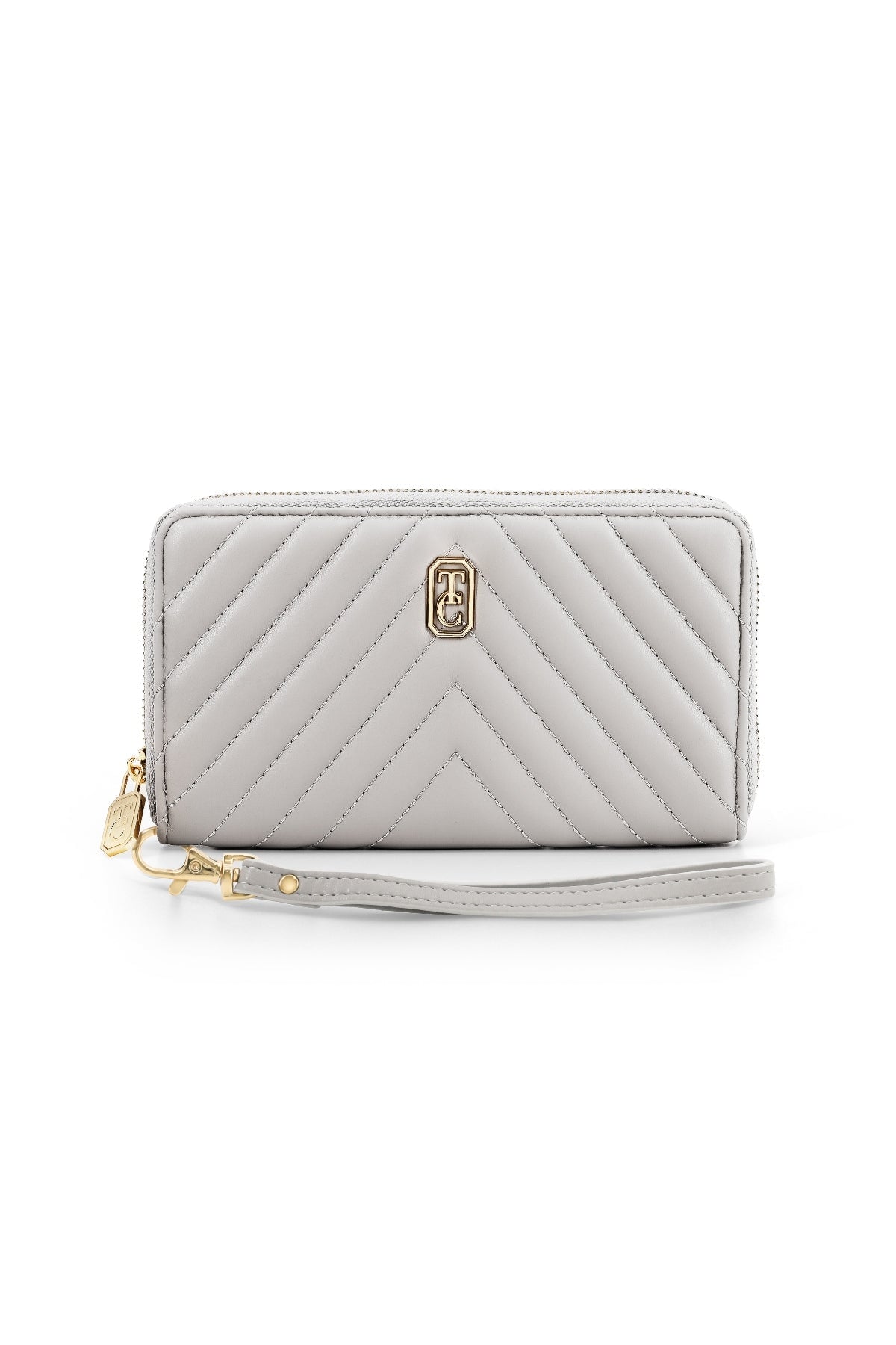 Grey quilted purse new arrivals