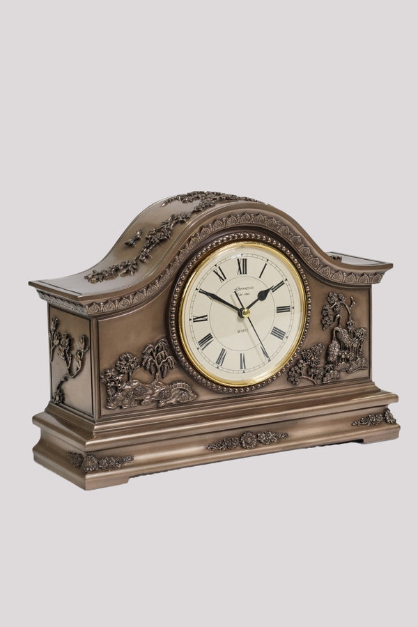 Carraig Donn Bronze Oriental Mantel Clock