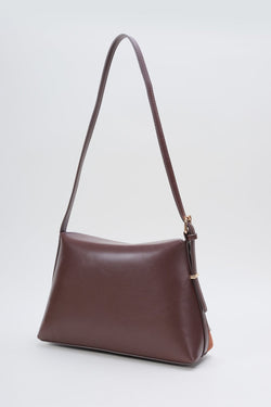 Carraig Donn Brown Suede Mix Shoulder Bag