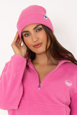 Carraig Donn Bubble Gum Pink Beanie Hat