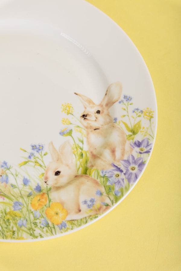 Carraig Donn Bunny Blossom Dessert Ceramic Plate