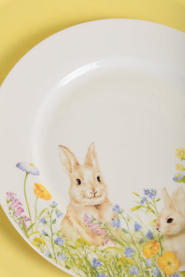 Carraig Donn Bunny Blossom Dessert Ceramic Plate