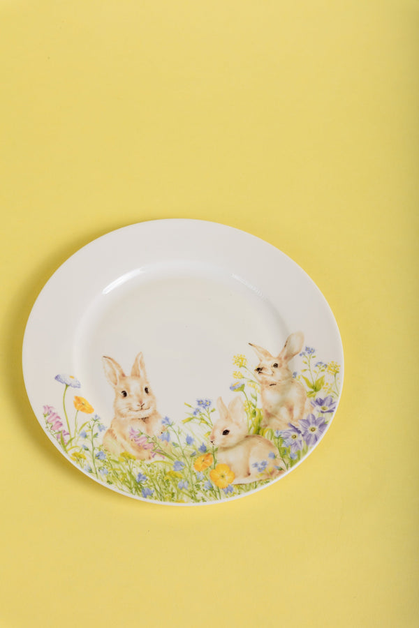 Carraig Donn Bunny Blossom Dessert Ceramic Plate