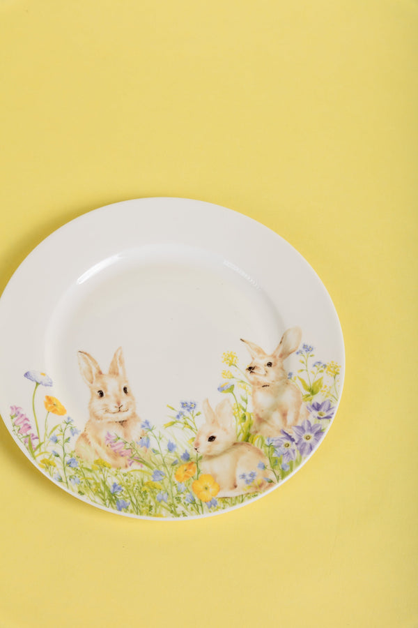 Carraig Donn Bunny Blossom Dessert Ceramic Plate