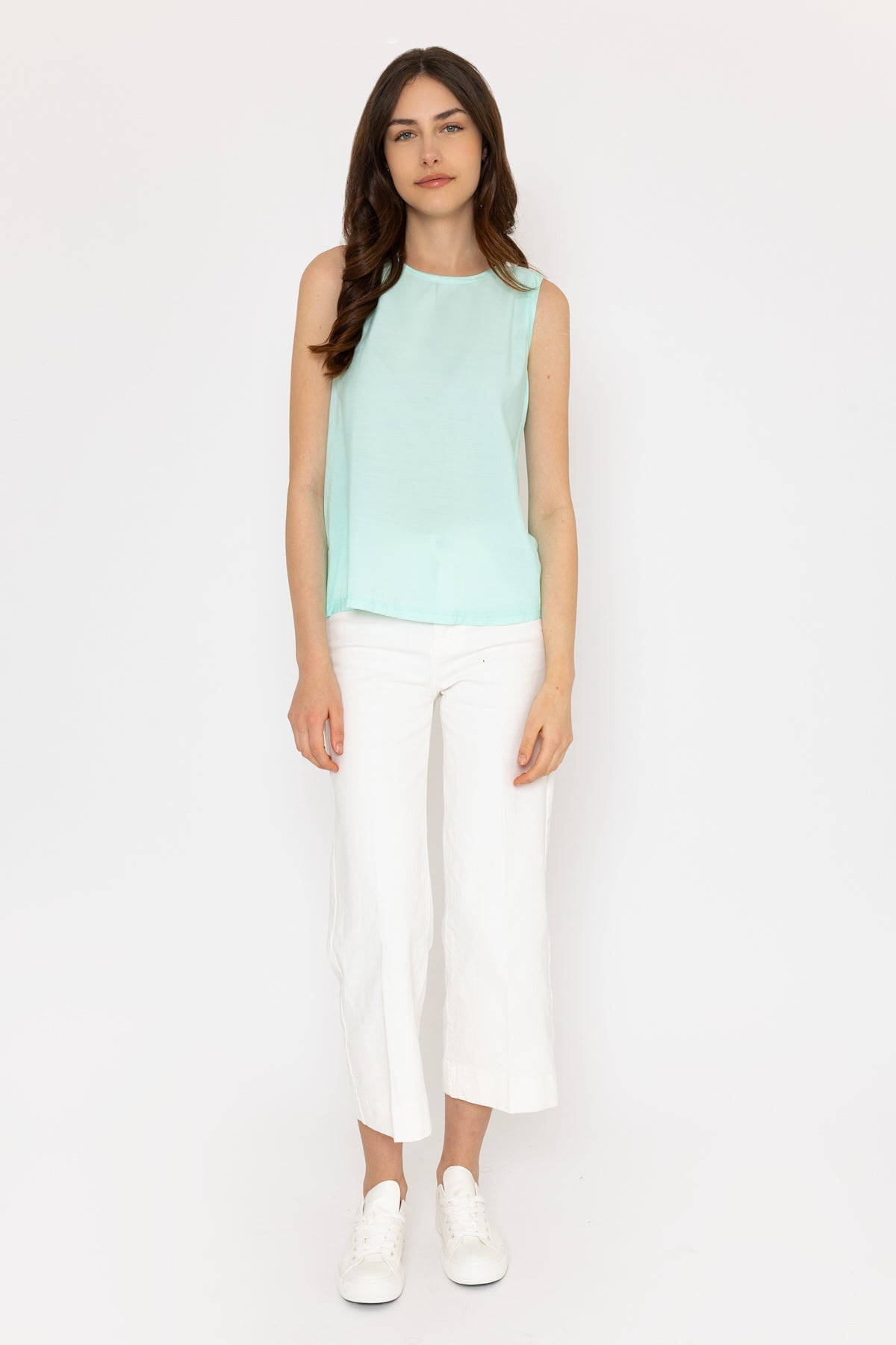 Aqua sleeveless top online