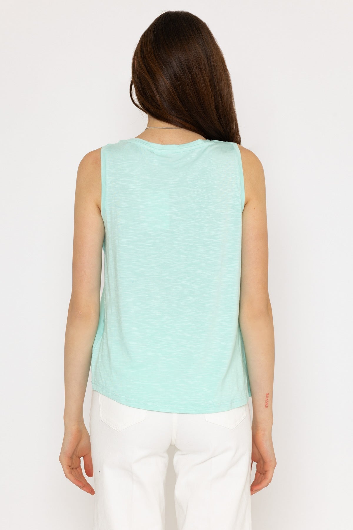 Aqua sleeveless top online