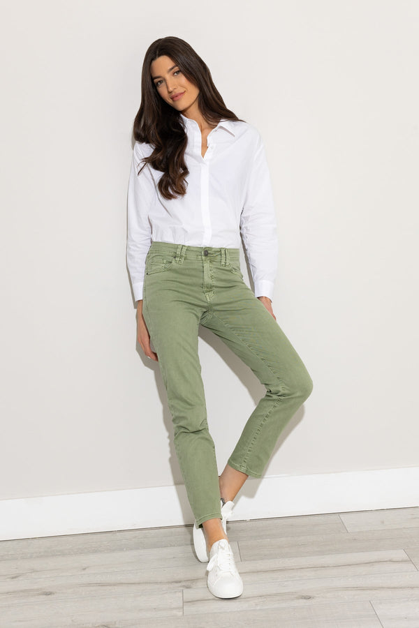 Carraig Donn Casual Jean Pants in Green