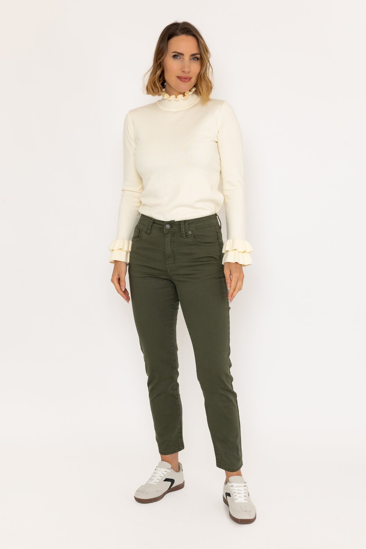 Celine Casual Pants in Khaki