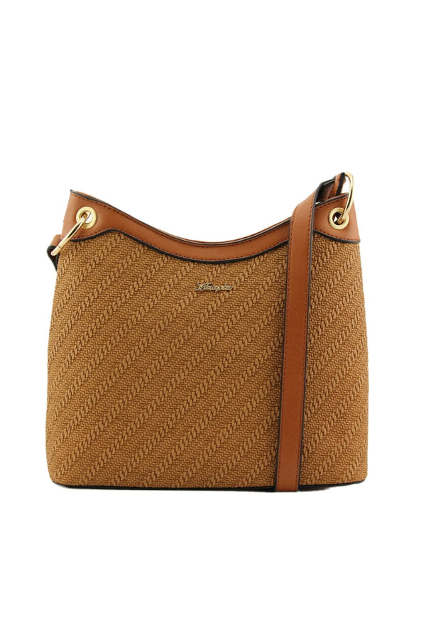 Carraig Donn Cauca Curved Bag in Brown
