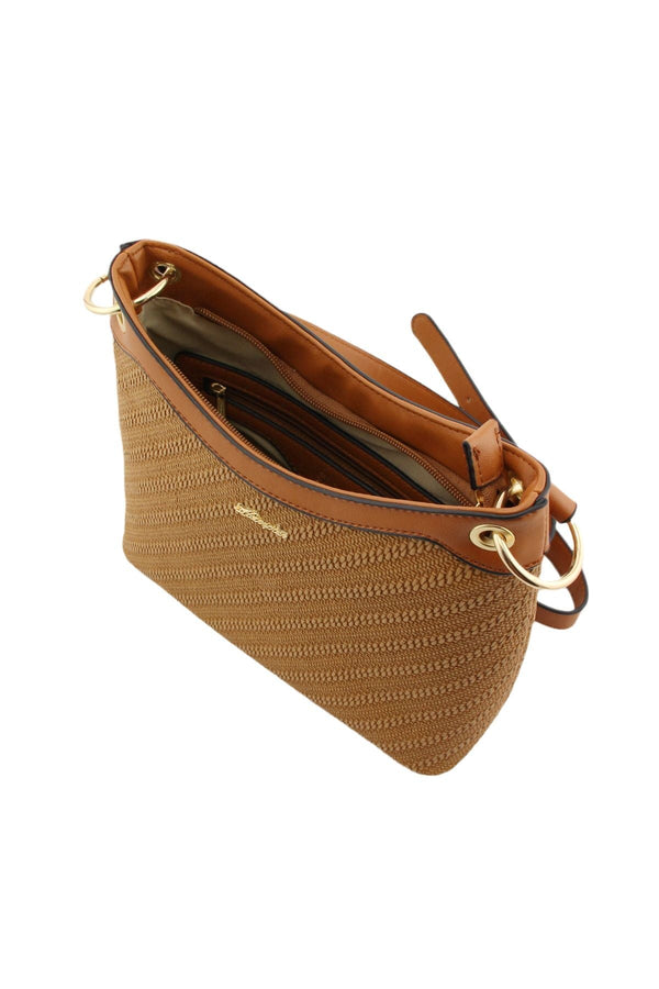 Carraig Donn Cauca Curved Bag in Brown