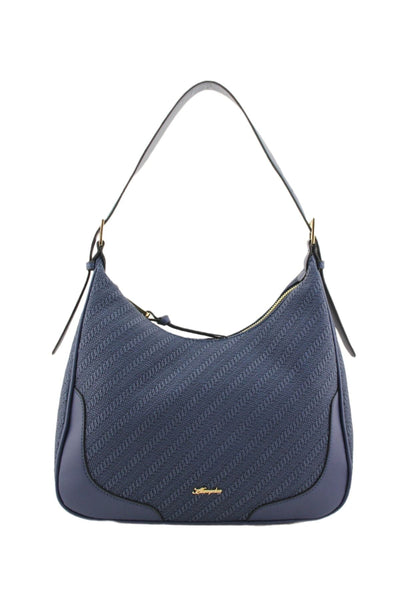 Carraig Donn Cauca Soft Hobo Bag in Navy