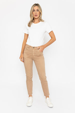 Celine Casual Pant in Camel