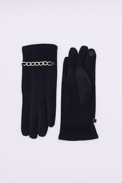 Carraig Donn Chain Detail Glove in Black