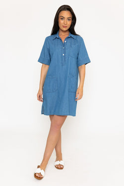 Carraig Donn Chambray Mini Dress