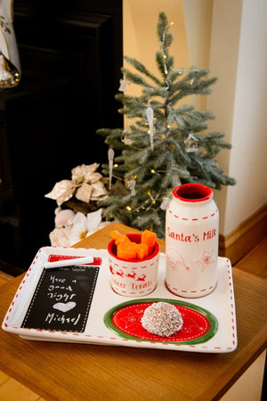 Christmas Novelty Set Milk For Santa