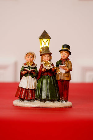 Christmas Ornament Carol Singer Trio