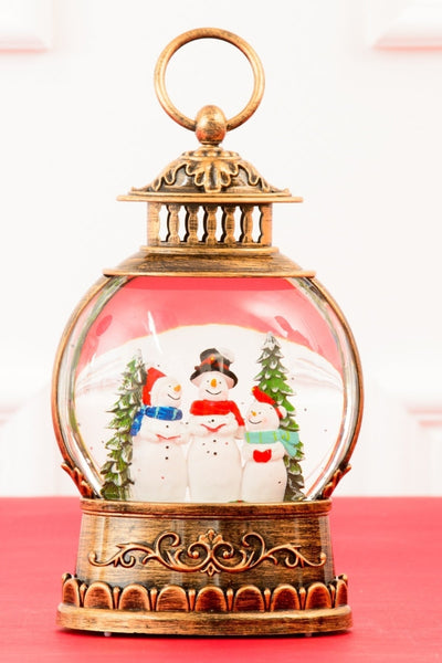 Carraig Donn Christmas Snowman Trio Lantern Globe