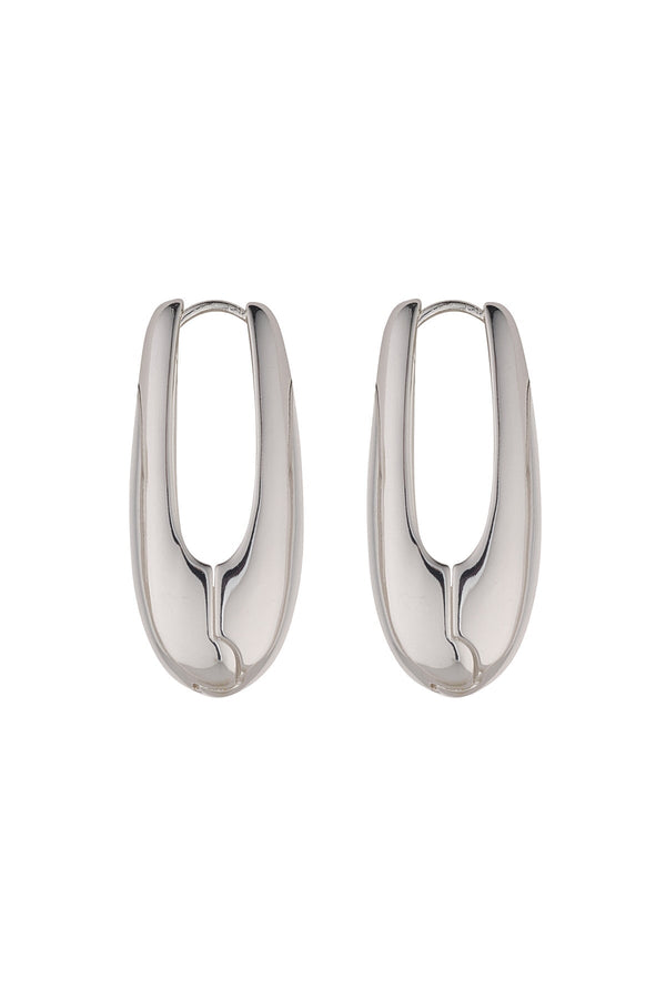 Carraig Donn Chunky Silver Teardrop Earrings