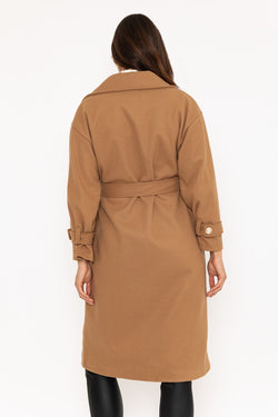 Carraig Donn Classic Camel Brown Coat