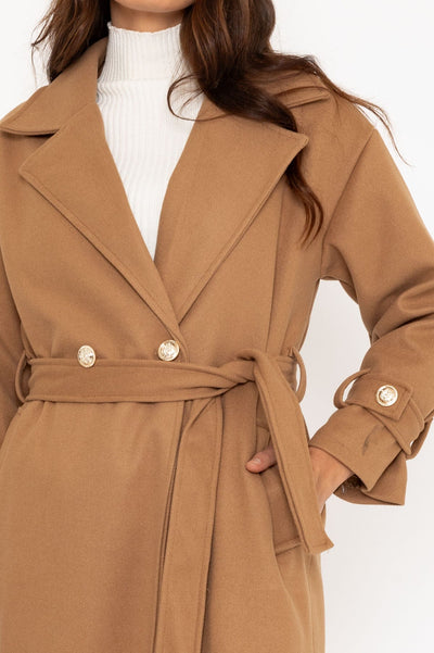 Carraig Donn Classic Camel Brown Coat