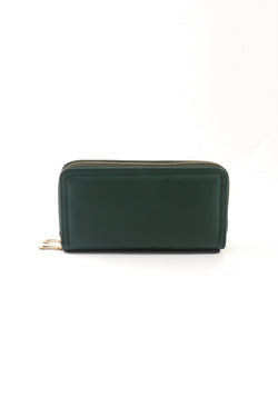 Carraig Donn Classic Middle Zip Purse in Green