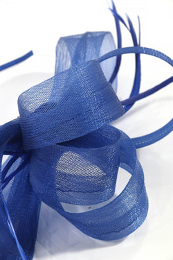 Carraig Donn Cobalt Blue Ribbon Hairband Fascinator