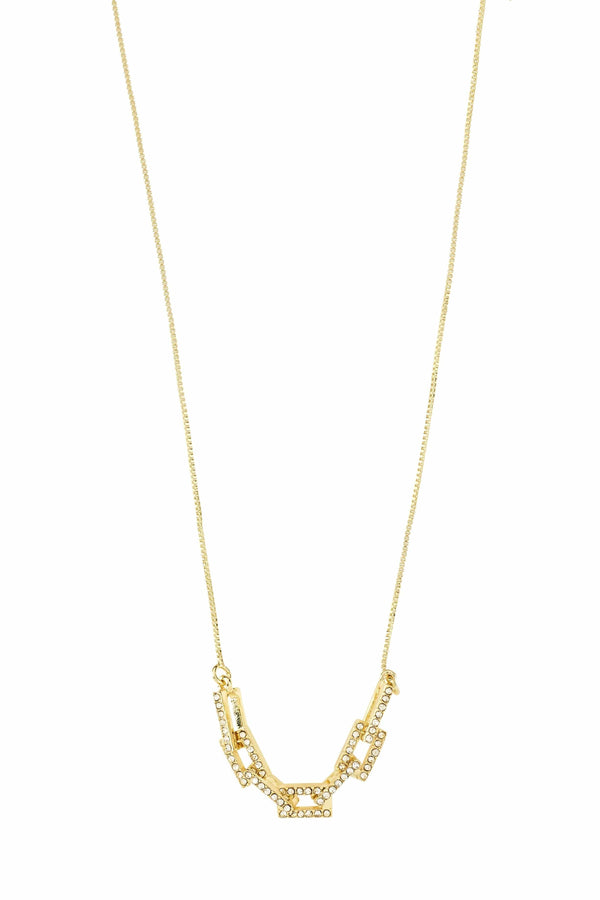 Carraig Donn Coby Crystal Pendant Gold Necklace