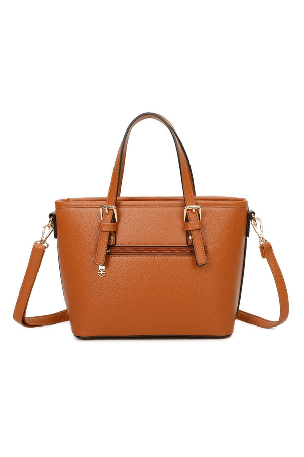 Carraig Donn Colour Block Petite Tote in Brown