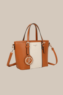 Carraig Donn Colour Block Petite Tote in Brown