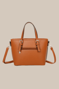 Carraig Donn Colour Block Petite Tote in Brown