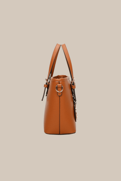 Carraig Donn Colour Block Petite Tote in Brown