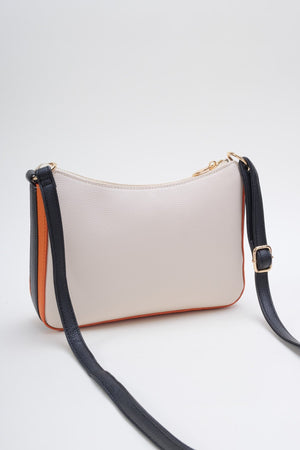 Contrast Colour Shoulder Bag in Orange