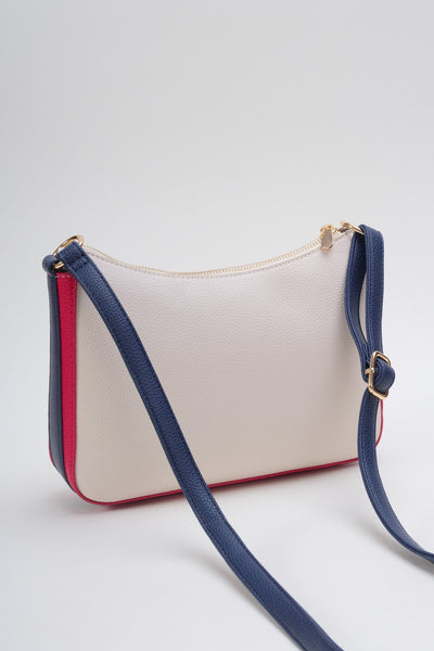 Carraig Donn Contrast Colour Shoulder Bag in Pink