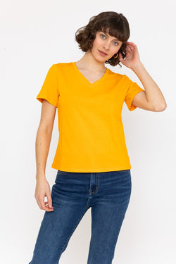 Carraig Donn Coral Supersoft V Neck Tee