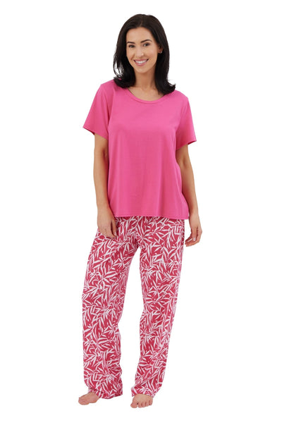 Carraig Donn Cotton Rich Pyjama Set in Pink