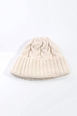 Carraig Donn Cream Cable Knit Beanie