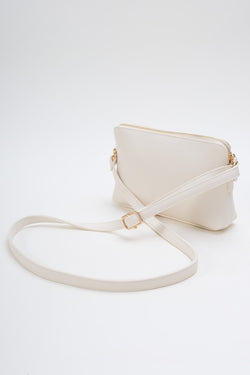 Carraig Donn Cream Chevron Crossbody Bag