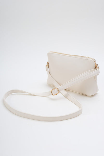 Carraig Donn Cream Chevron Crossbody Bag