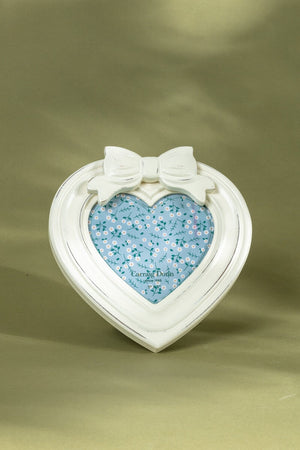 Cream Heart Photo Frame 5x5inch