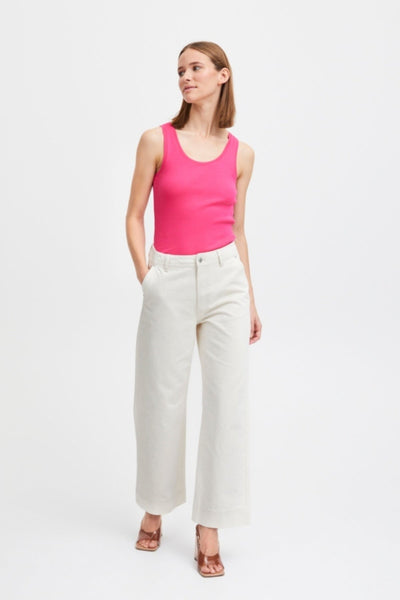 Carraig Donn Cream Wide Leg Jeans