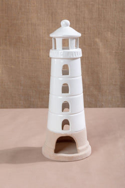 Carraig Donn Decorative Textured Ceramic Lighthouse